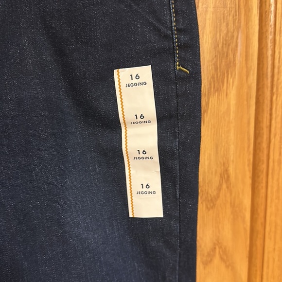 Cat & Jack - Girls Dark Blue, Pull-On, Jegging with 5 functional Pockets - Picture 6 of 12